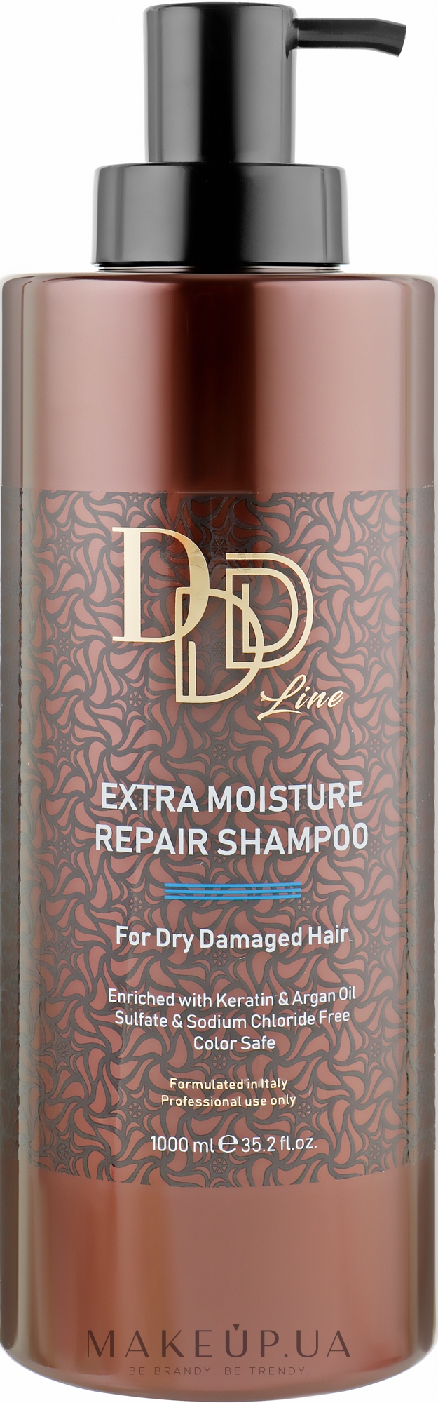 Увлажняющий шампунь для восстановления волос - Clever Hair Cosmetics 3D Line Extra Moisture Repair Shampoo — фото 1000ml