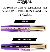 Туш для елегантного об'єму та розділення вій - L'Oreal Paris Volume Million Lashes So Couture — фото N5