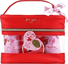 Парфумерія, косметика Набір, 5 продуктів - Aurora Peony & Cherry Amber Gift Set