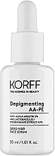 Антипигментарная сыворотка для лица - Korff Depigmenting AA-PE Face Serum — фото N1