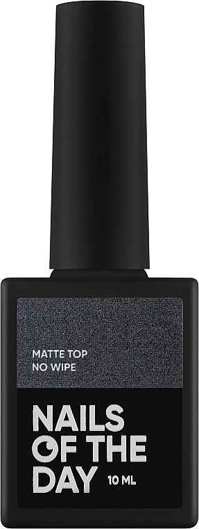 Матовый топ для гель-лака без липкого слоя - Nails Of The Day Matte Top No Wipe