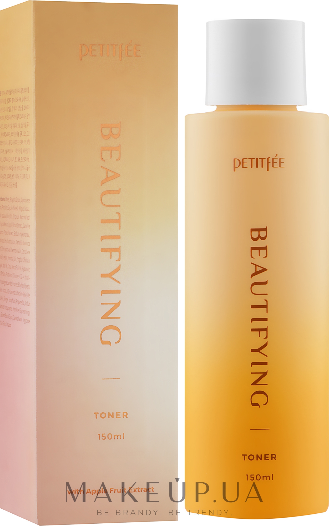 Тонер для обличчя з ферментованим екстрактом камелії - Petitfee Beautifying Toner — фото 150ml