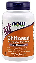 Парфумерія, косметика Натуральна добавка, 500 мг - Now Foods Chitosan With Chromium