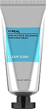 Крем для рук "Clean Soap" - Kundal Shea Butter & Macadamia Pure Hand Cream — фото N1