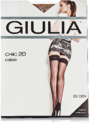 Чулки для женщин "Chic" 20 DEN, calze-vizone - Giulia