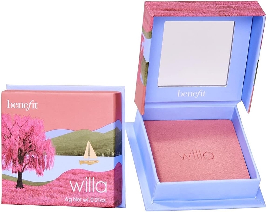 Рум'яна для обличчя - Benefit Blush Willa Soft Neutral Rose — фото N1