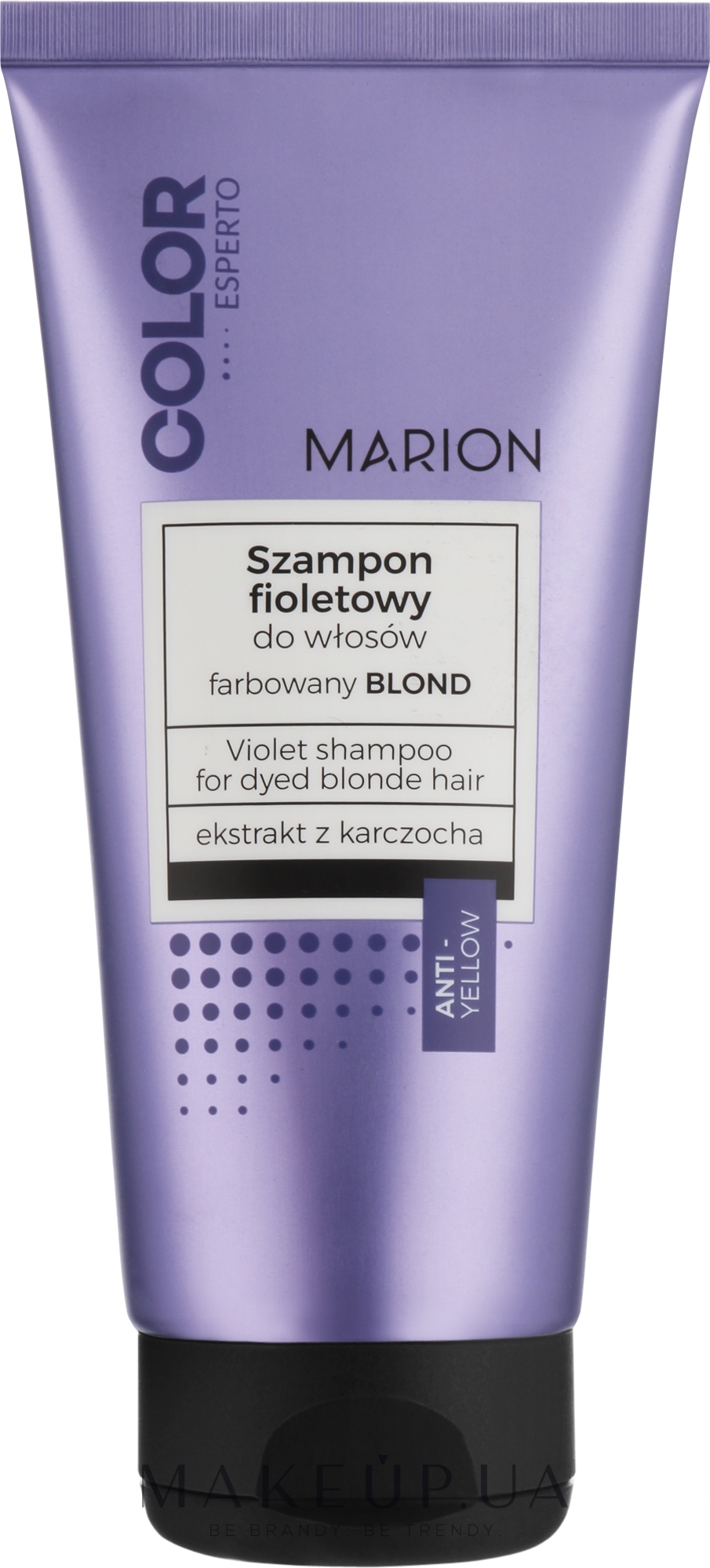 Фиолетовый шампунь для волос, окрашенных в блонд - Marion Color Esperto — фото 200ml