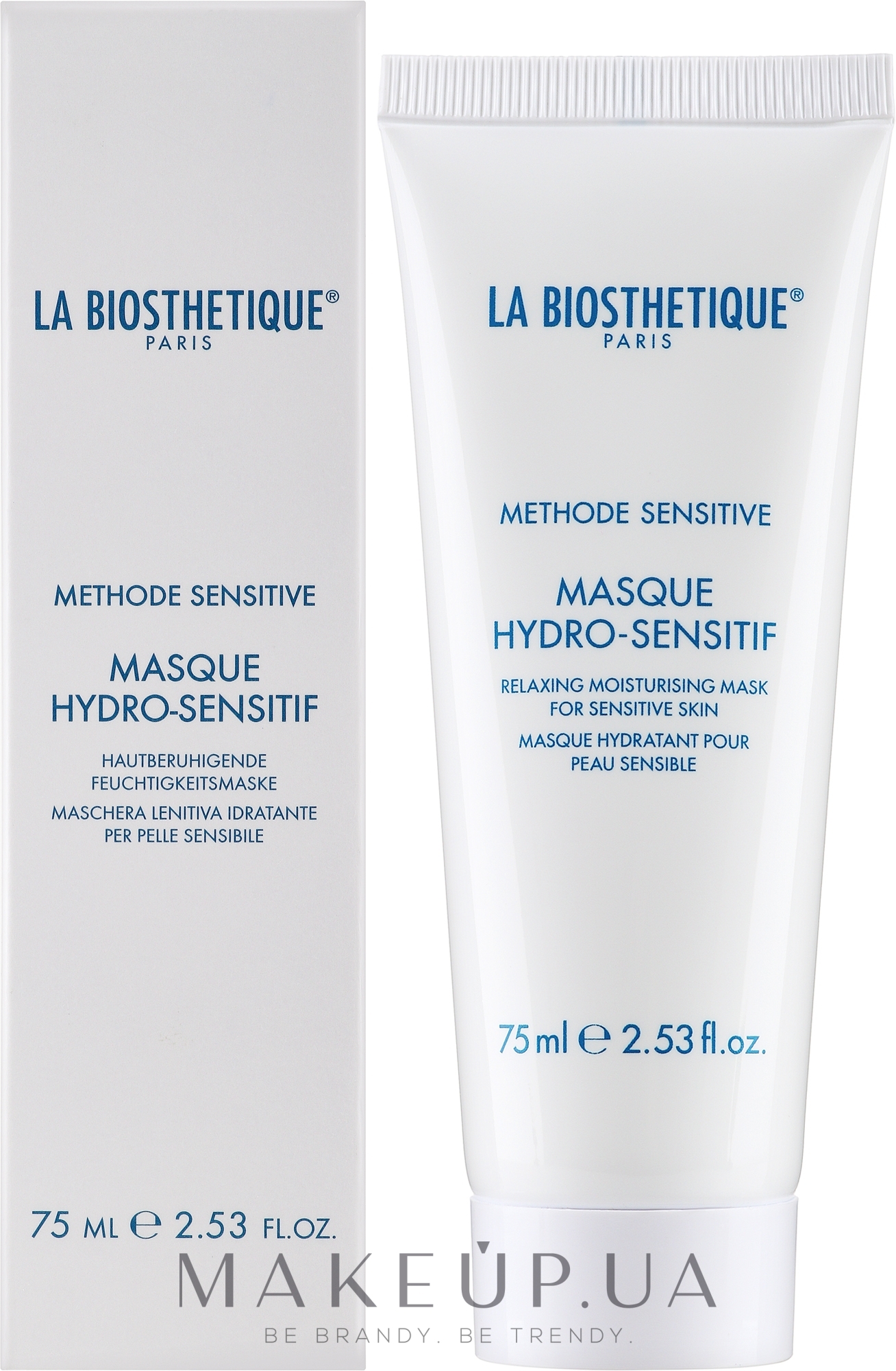 Заспокійлива зволожувальна маска для чутливої шкіри - La Biosthetique Hydro-Sensitif Relaxing Mask — фото 75ml