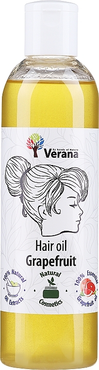 Масло для волос "Грейпфрут" - Verana Hair Oil Grapefruit — фото N2