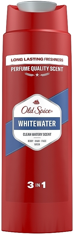 Гель для душу - Old Spice Whitewater 3 In 1 Body-Hair-Face Wash — фото N1