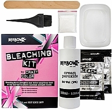 Набор, 5 предметов - Crazy Color Bleaching Kit — фото N2