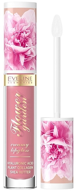 Кремовый блеск для губ - Eveline Cosmetics Flower Garden Creamy Lip Gloss