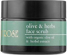 Скраб для лица с оливковым маслом и растительными экстрактами - Yellow Rose Olive & Herbs Face Scrub — фото N1