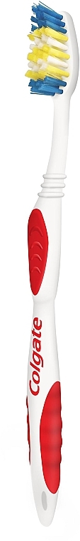 Зубна щітка "Класика здоров'я" середньої жорсткості, червона - Colgate — фото N3