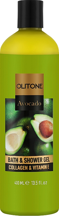 Гель для душа "Авокадо" - Olitone Bath & Shower Gel Avocado — фото N1