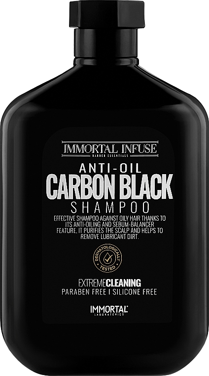 Шампунь для жирного волосся - Immortal Infuse  Anti-Oil Carbon Black Shampoo — фото N2