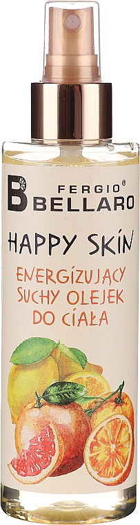 Сухое масло для тела - Fergio Bellaro Happy Skin Energizing Dry Oil — фото N1