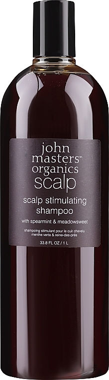 Стимулирующий шампунь для жирных волос - John Masters Organics Spearmint & Meadowsweet Scalp Stimulating Shampoo — фото N1