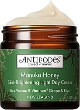 Парфумерія, косметика Протизапальний денний крем для обличчя - Antipodes Manuka Honey Skin-Brightening Light Day Cream