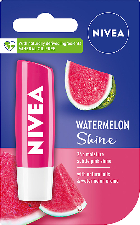 Бальзам для губ "Фруктовое сияние Арбуз" - NIVEA Fruity Shine Watermelon Lip Balm