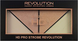 Палетка хайлайтеров для стробинга - Makeup Revolution HD Pro Strobe Revolution — фото N3