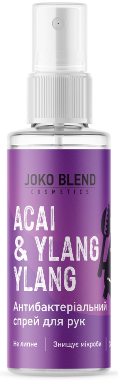 Антисептик-спрей для рук - Joko Blend Acai & Ylang Ylang