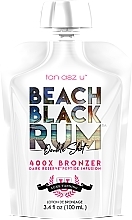 Крем для солярия с бронзантами на основе рома - Tan Asz U Beach Black Rum Double Shot 400X Bronzer — фото N1