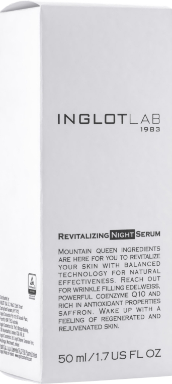 Восстанавливающая ночная сыворотка - Inglot Lab Revitalizing Night Serum — фото N6