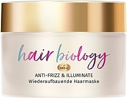 Парфумерія, косметика Маска для неслухняного волосся - Pantene Pro-V Hair Biology Anti-Frizz & Illuminate Mask