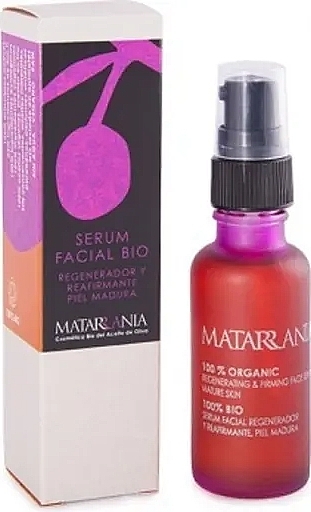 Регенерирующая и укрепляющая сыворотка для лица - Matarrania 100% Organic Regenerating & Firming Face Serum — фото N1