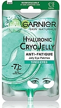Духи, Парфюмерия, косметика Гиалуроновые патчи для глаз - Garnier Skin Active Hyaluronic Cryo Jelly Eye Patches