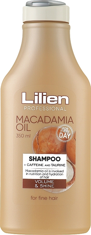 Шампунь для тонких волос - Lilien Macadamia Oil Shampoo