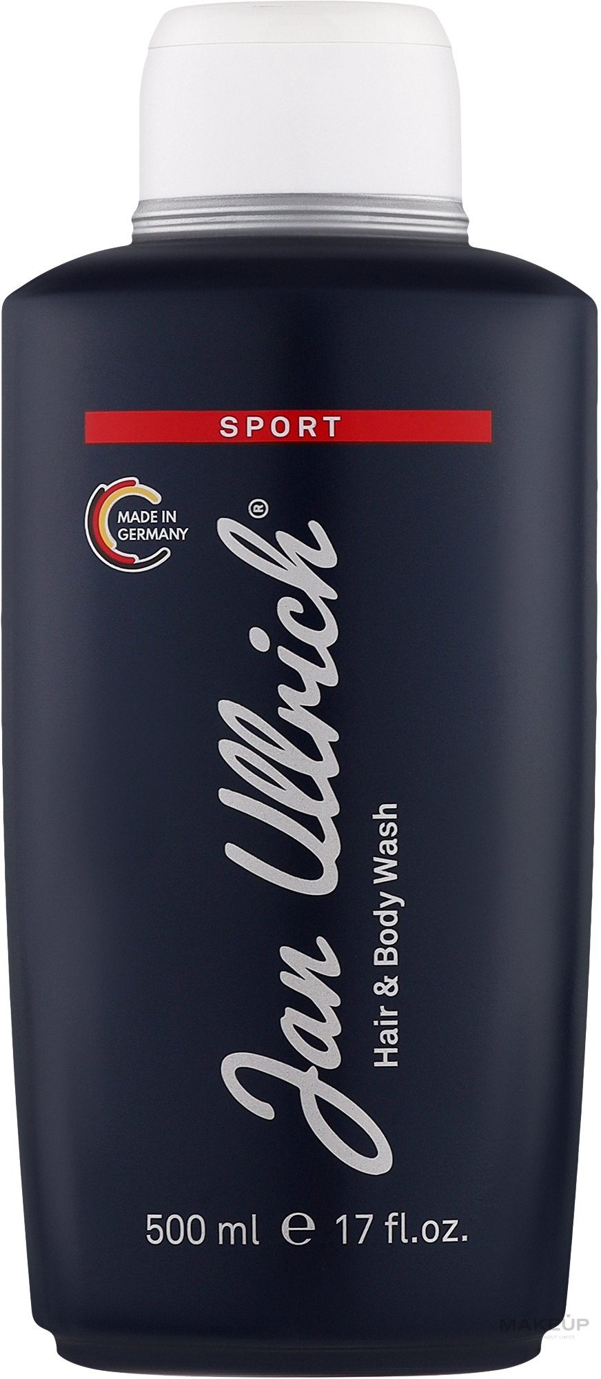 Чоловічий шампунь для волосся та тіла - Bettina Barty Jan Ullrich Sport Hair & Body Shampoo — фото 500ml