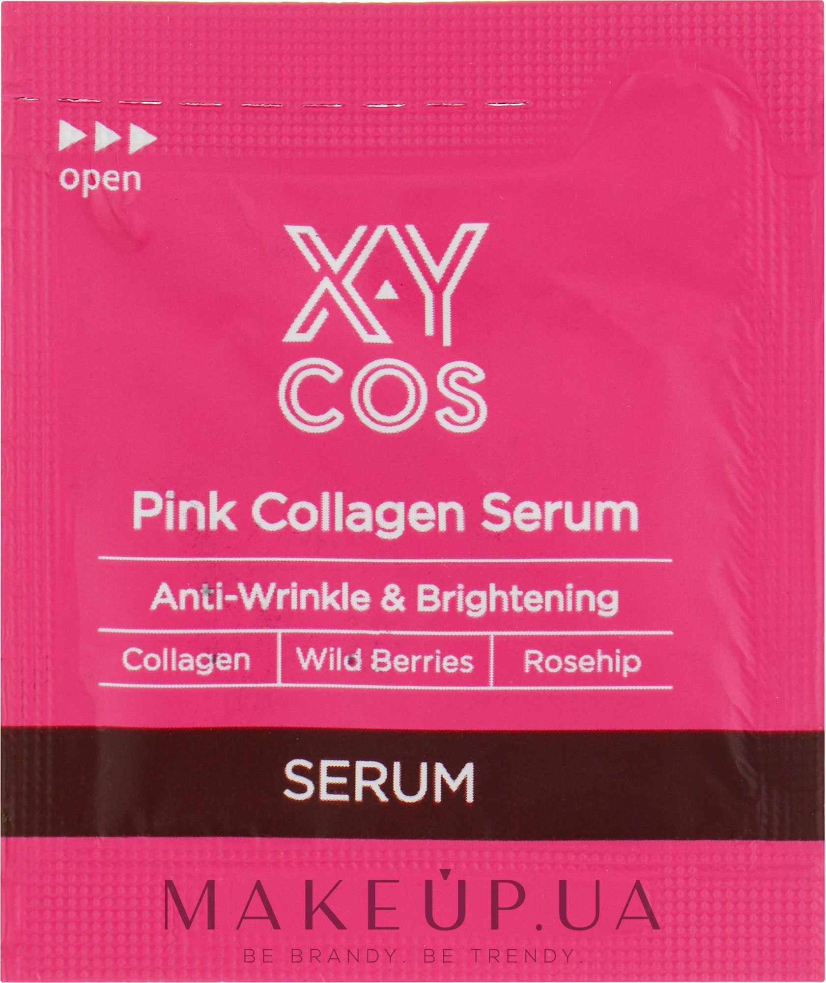 Зволожувальна сироватка для обличчя з колагеном - XYcos Pink Collagen Serum (пробник) — фото 2ml