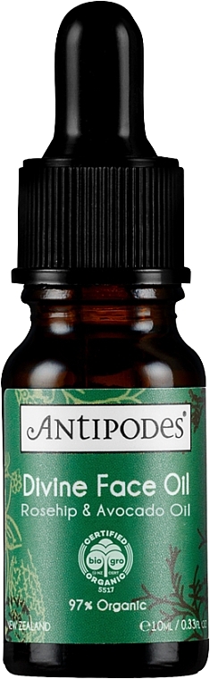 Олія для обличчя з шипшиною й авокадо - Antipodes Divine Avocado & Rosehip Face Oil