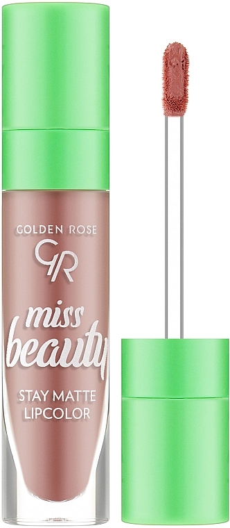 Жидкая матовая помада для губ - Golden Rose Miss Beauty Stay Matte Lipcolor — фото N1