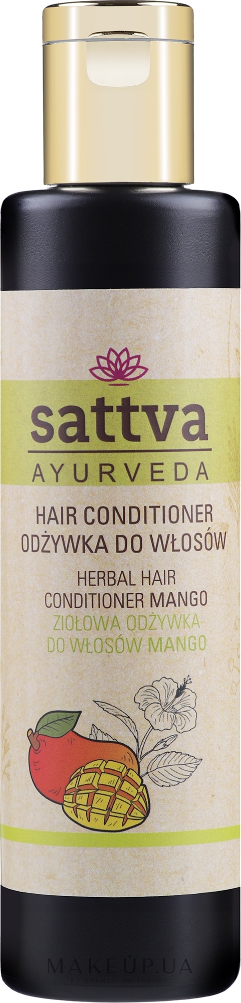 Кондиционер для волос - Sattva Ayurveda Herbal Hair Conditioner Mango — фото 210ml