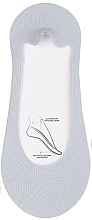 Парфумерія, косметика Жіночі короткі бавовняні шкарпетки CDB250-103, сірі - Moraj