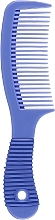 Парфумерія, косметика Гребінець для волосся з прогумованою ручкою, 499835, синій - Inter-Vion