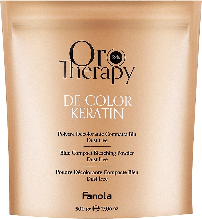 Обесцвечивающий порошок для волос - Fanola Oro Therapy De Color Keratin  — фото N1