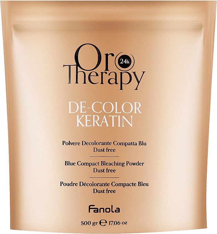 Знебарвлювальний порошок для волосся - Fanola Oro Therapy De Color Keratin — фото N1