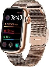 Парфумерія, косметика Смартгодинник, рожеве золото - Garett Smartwatch Wave RT
