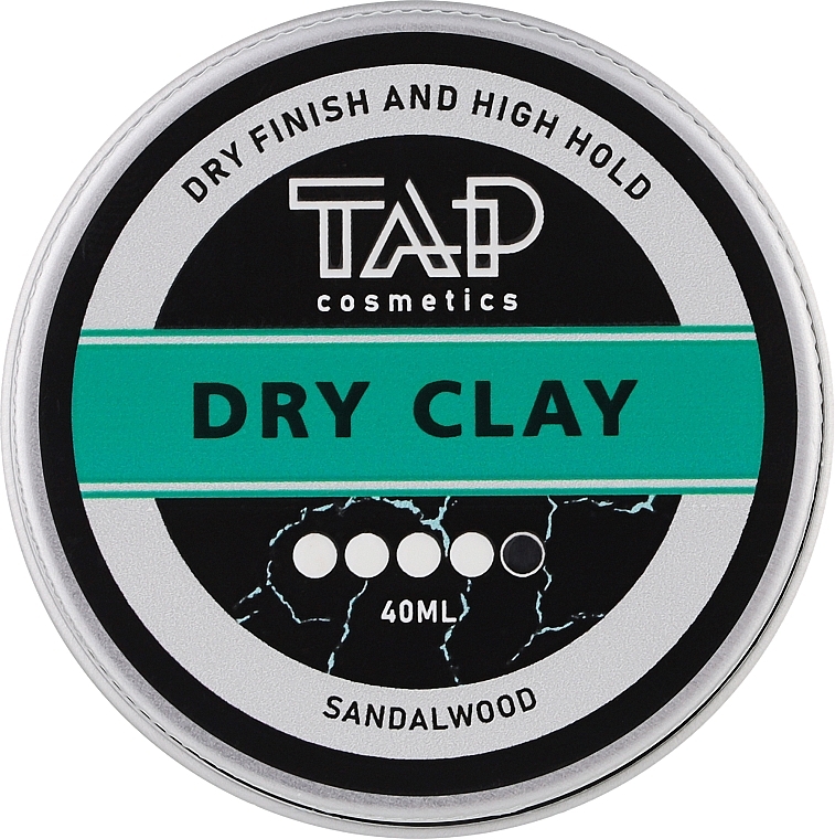 Глина для укладки волос "Sandalwood" - TAP Cosmetics Dry Clay