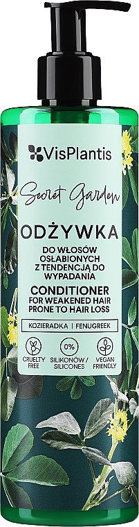 Кондиціонер для пошкодженого волосся - Vis Plantis Herbal Vital Care Conditioner Fenugreek Horsetail+Black Radish