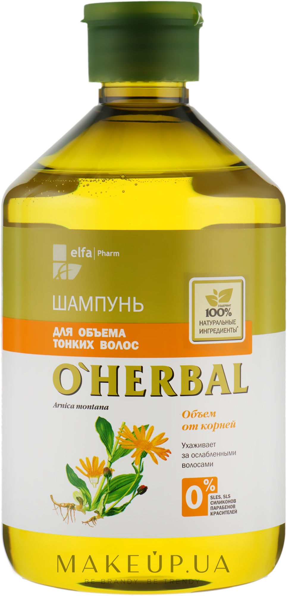 Шампунь для тонкого волосся - O Herbal — фото 500ml