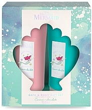 Набір - Mad Beauty Disney Little Mermaid Bath And Body Gift Set (b/wash/150ml + b/lot/150ml) — фото N1