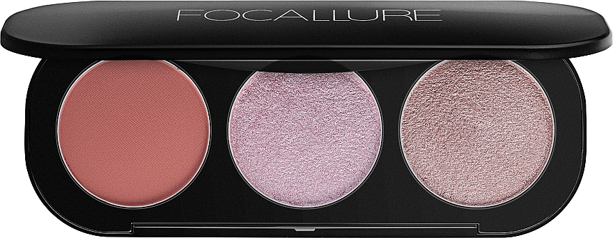 Focallure 3Colors Blush&Highlighter Pallette