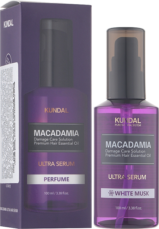 Сироватка для волосся "Білий мускус" - Kundal Macadamia White Musk Ultra Serum — фото N2