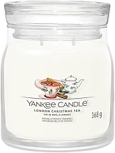 Ароматическая свеча в банке "London Christmas Tea", 2 фитиля - Yankee Candle Singnature  — фото N1