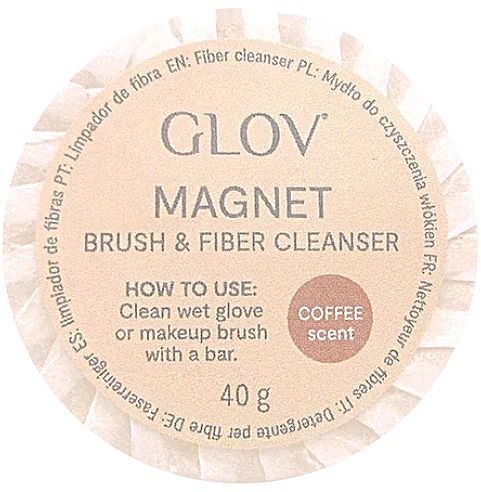 Мыло для чистки косметических принадлежностей "Кофе" - Glov Magnet Brush & Fiber Cleanser Coffee — фото N1